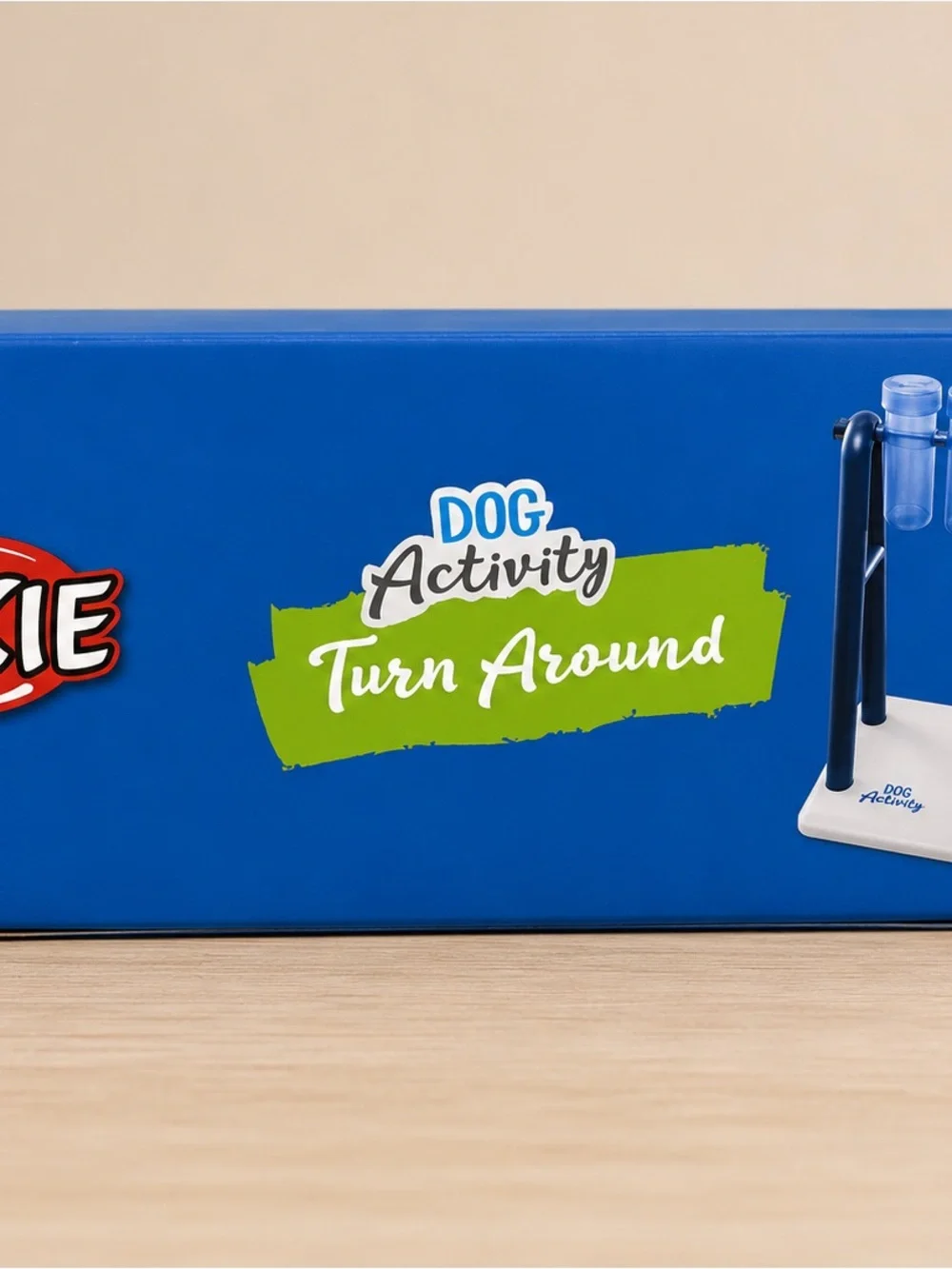 Trixie Dog Activity Turn Around Puzzle Toy - Blue & White